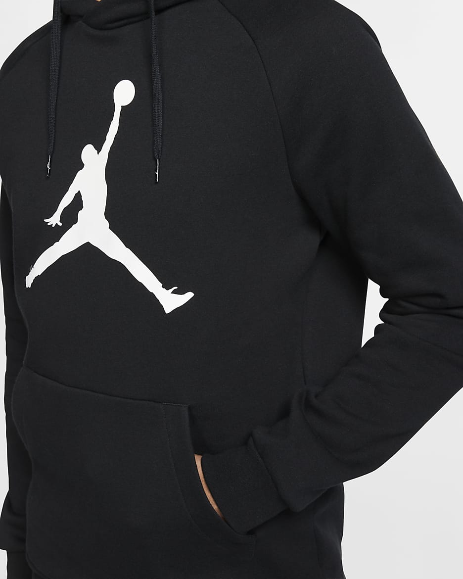 Jordan Jumpman Logo Men s Fleece Pullover Hoodie. Nike ID